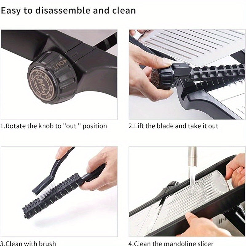 SlicePro BP — Mandolina Profesional de Acero Inoxidable (Diseño Ergonómico, Corte Preciso y Ajustable)