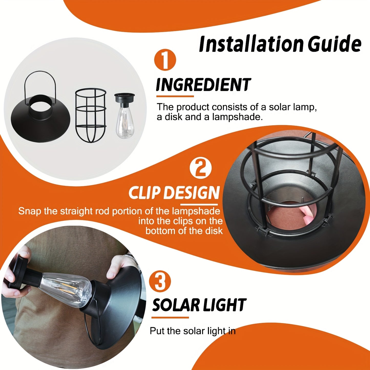 SolarGlow Vintage — Set de 2 Faroles Solares LED Colgantes para Exterior (Negro)