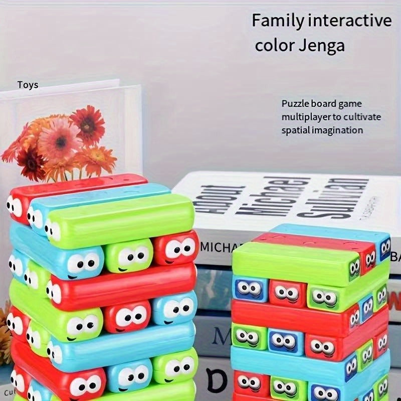 Balance Tower — Set de 30 Bloques Apilables de Colores