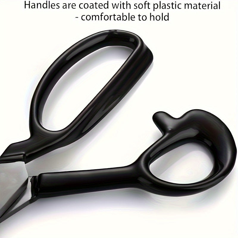 Professional Fabric Scissors - High Carbon Steel, Super Sharp Cutting Blades for Sewing and Crafting, Ideal for Cutting Cloth, Fabric, and Paper, Sewing Essentials | Professional Crafting Tools | Durable Fabric Scissors