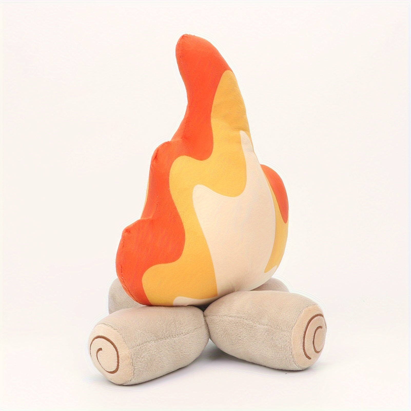 Cozy 29.97cm Bonfire Plush Toy - Soft, Cuddly Firewood Pillow for Camping & Room Decor | Perfect Gift for Family and Friends