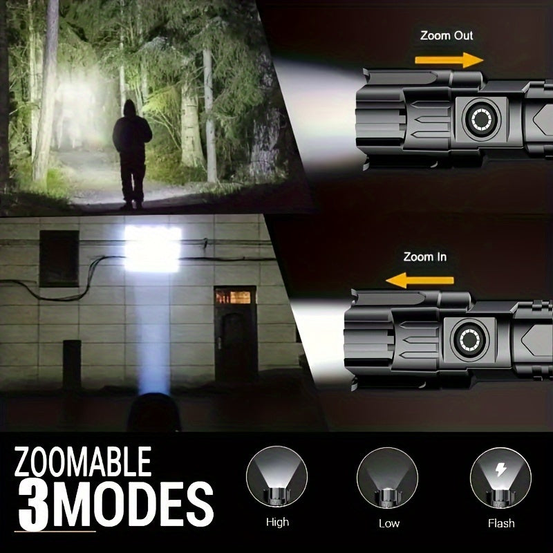 YANHUO BrightDuo — Set de 2 Linternas LED Recargables (350 lúmenes)