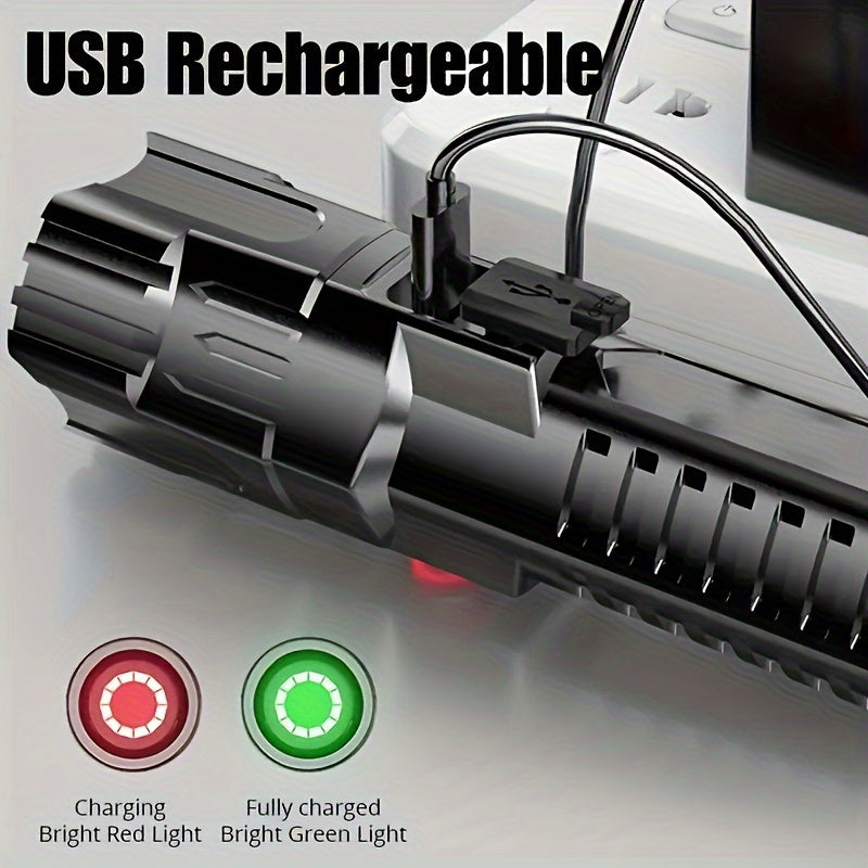 YANHUO BrightDuo — Set de 2 Linternas LED Recargables (350 lúmenes)