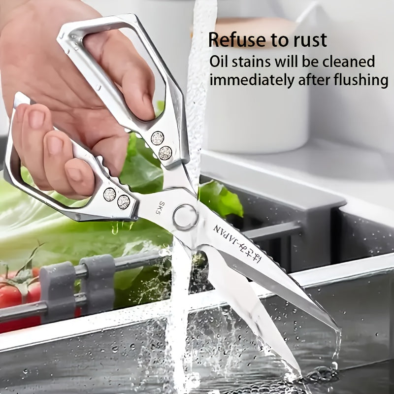 ChefCut Pro — Tijeras de Cocina Profesionales en Acero Inoxidable 420 (10 cm)