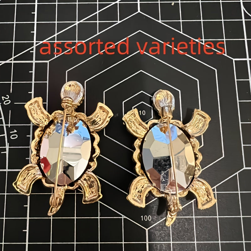 LuckyTurtle DT — Broche Artesanal de Tortuga en Cobre Puro (Decoración Versátil para Hogar, Oficina y Festividades)