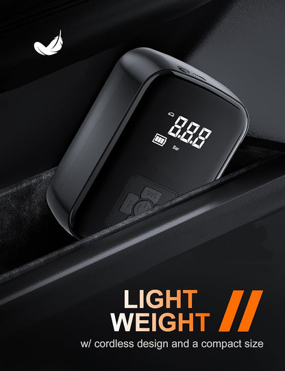 PCMOS AirPro — Compresor de Aire Portátil Inalámbrico para Auto y Moto