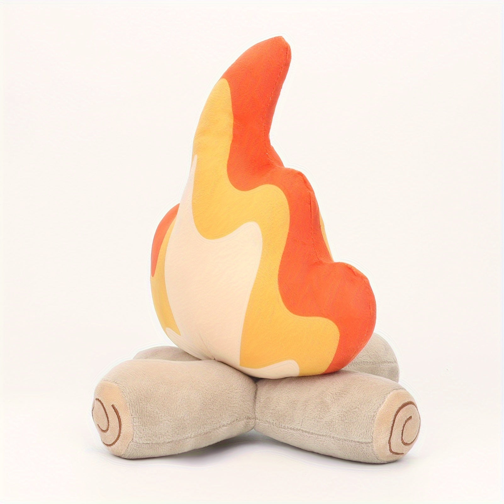 Cozy 29.97cm Bonfire Plush Toy - Soft, Cuddly Firewood Pillow for Camping & Room Decor | Perfect Gift for Family and Friends