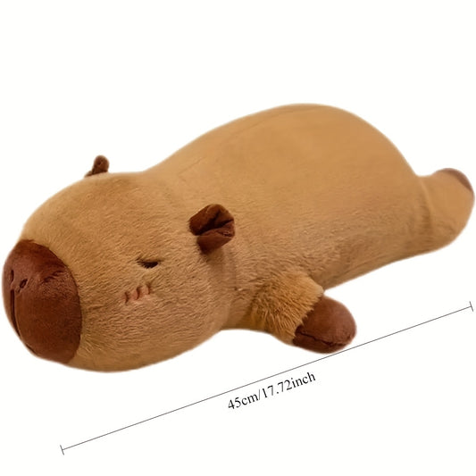 ✨ Capybara Dream — Almohada Retro de Peluche