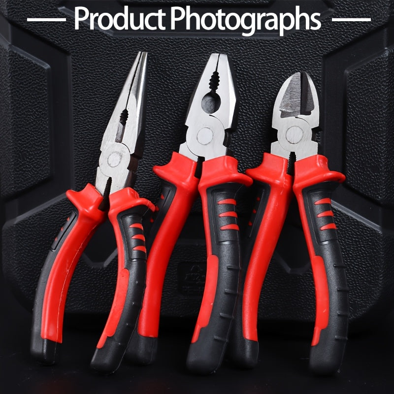 ProGrip Tools — Set de Alicates Profesionales de Acero Cromo-Vanadio