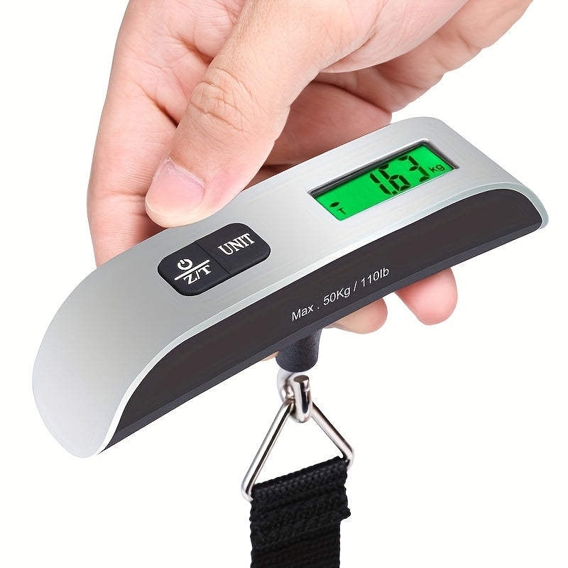Kolzp TravelScale — Balanza Digital de Mano para Equipaje (50kg/110lb)