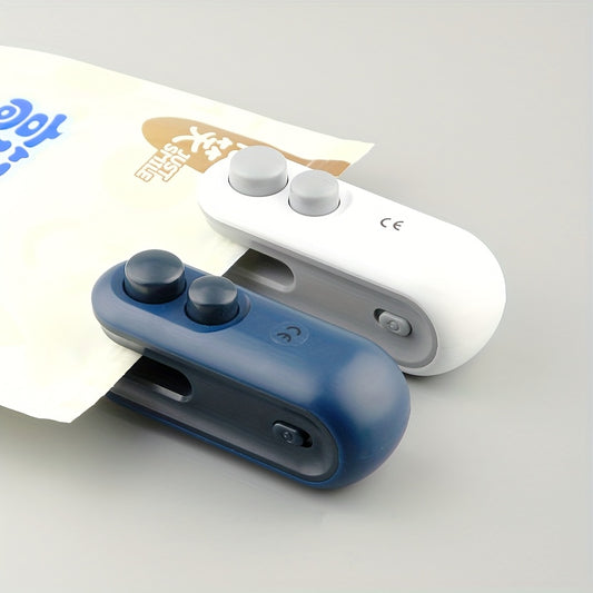 SealMini EQ — Sellador Portátil Recargable para Bolsas de Snacks (USB, Batería de Litio Integrada, Ideal para Viajes y Picnic)