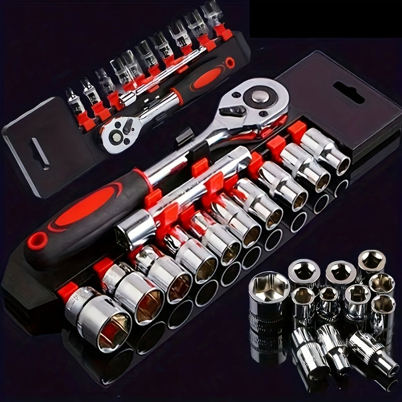PowerFix 12 — Set de 12 Llaves de Vaso Intercambiables (1/4")