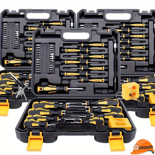 ProFix GM — Set Profesional de Destornilladores con Porta Brocas Magnético (Caja Completa, Sin Batería)