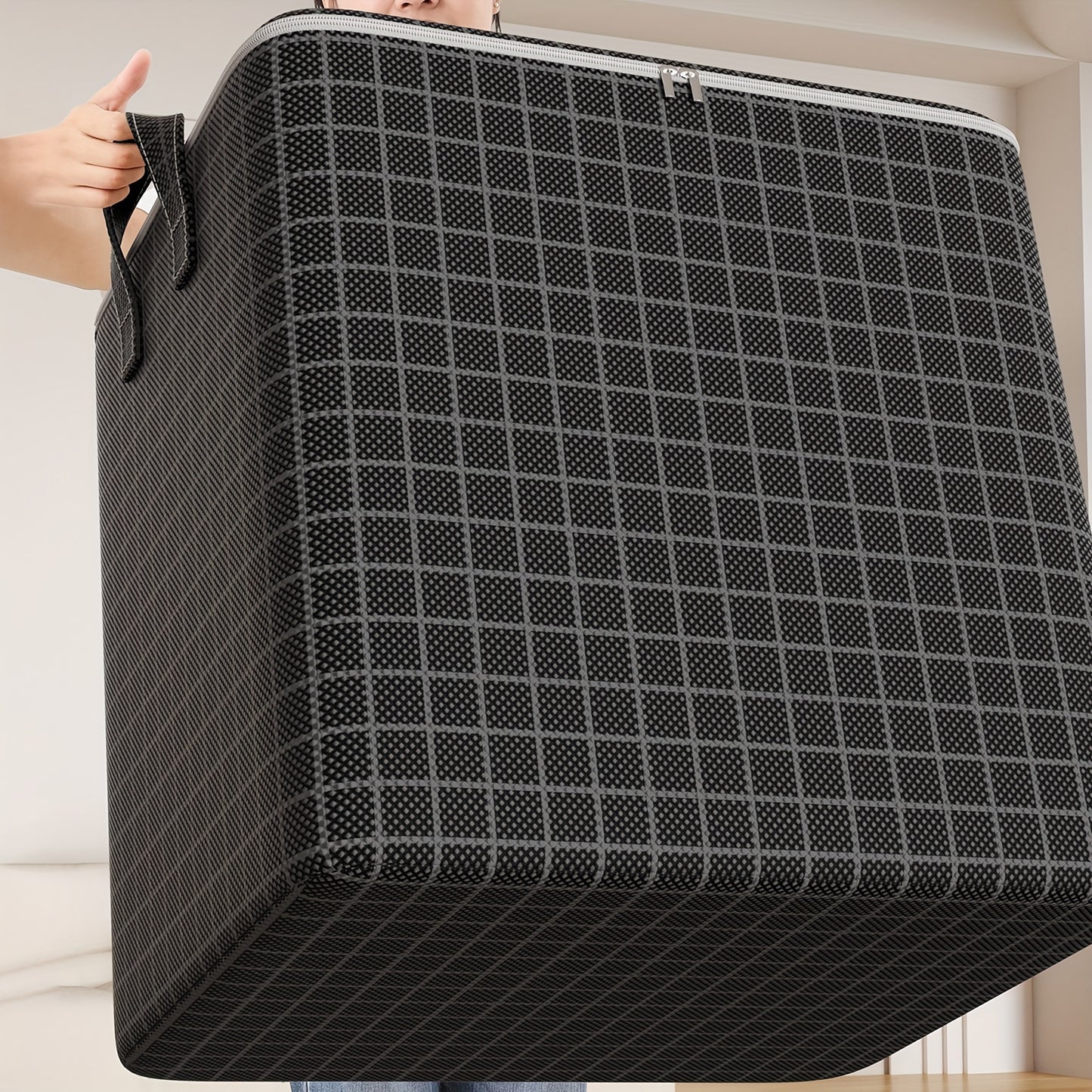 SoftBox HX — Bolsa Organizadora Plegable de Gran Capacidad (Marca YOUFEN, Tela Cruda, 27” de Alto)