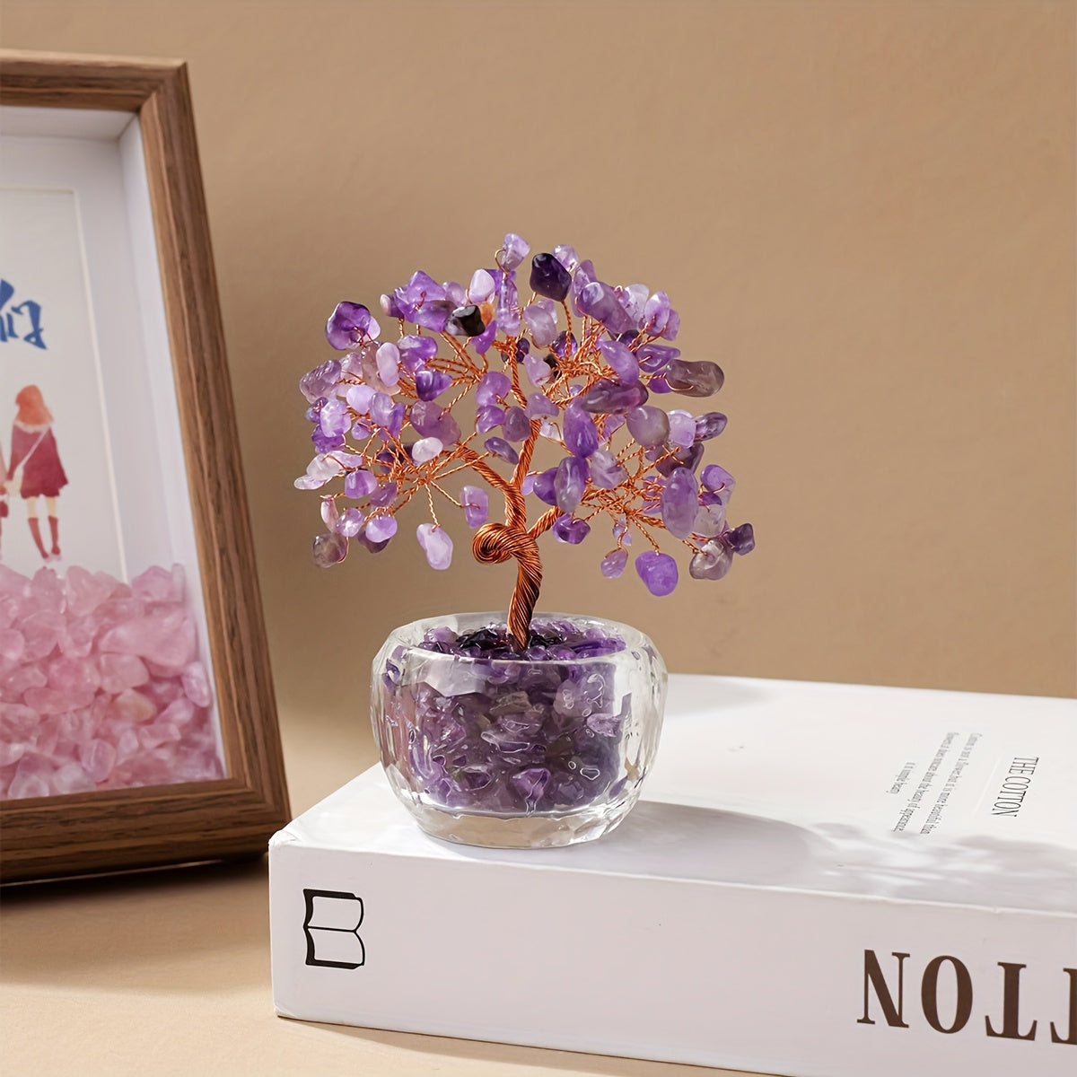 Crystal Tree of Fortune — Árbol Feng Shui de Cristal Natural RUNYANGSHI