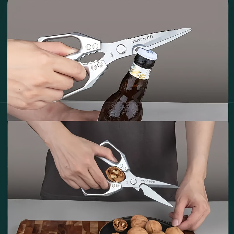 ChefCut Pro — Tijeras de Cocina Profesionales en Acero Inoxidable 420 (10 cm)