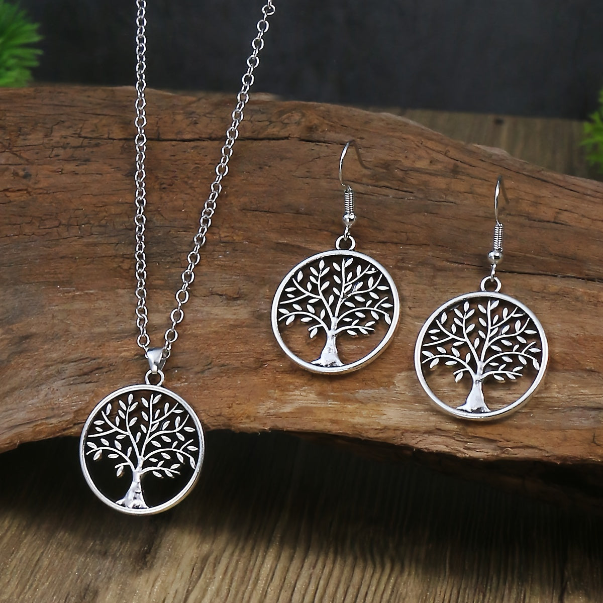 SoulRoots — Set de Joyería Étnica Árbol de la Vida (3 Piezas)