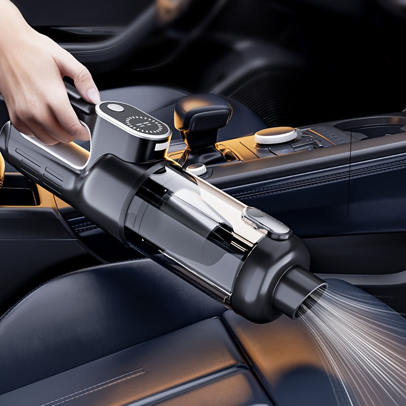 Suitu Car Vacuum Cleaner with Super Powerful Suction, Rechargeable Handheld Large Power Cordless Vacuum Suitable for Home and Auto Use