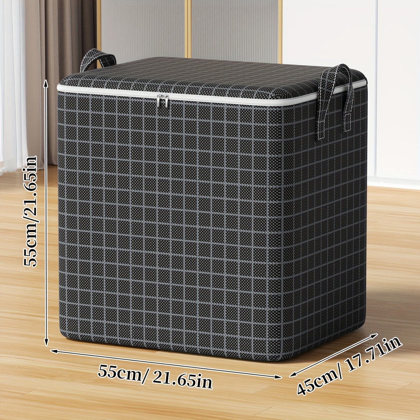 SoftBox HX — Bolsa Organizadora Plegable de Gran Capacidad (Marca YOUFEN, Tela Cruda, 27” de Alto)