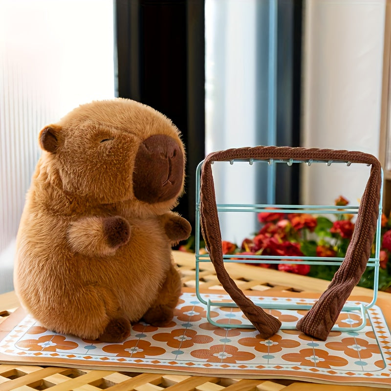 CozyCapy — Peluche de Carpincho con Bufanda