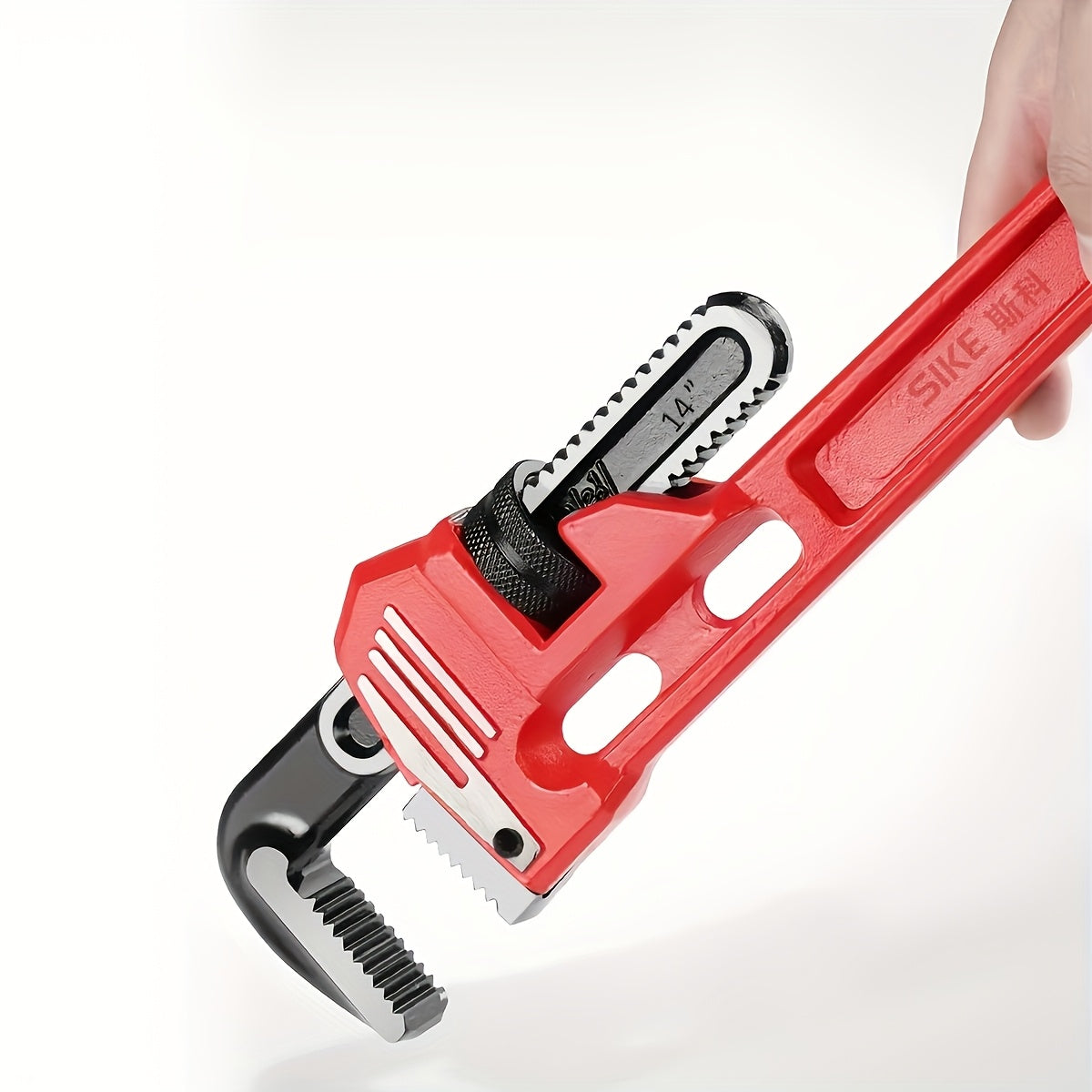 GripMax WU — Llave Multiusos de Alta Resistencia con Mandíbulas Extra Grandes y Cabezal Giratorio 72°