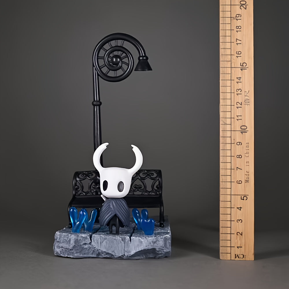 ✨ Big-Eyed Night — Escultura Bajo el Farol