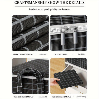 SoftBox HX — Bolsa Organizadora Plegable de Gran Capacidad (Marca YOUFEN, Tela Cruda, 27” de Alto)