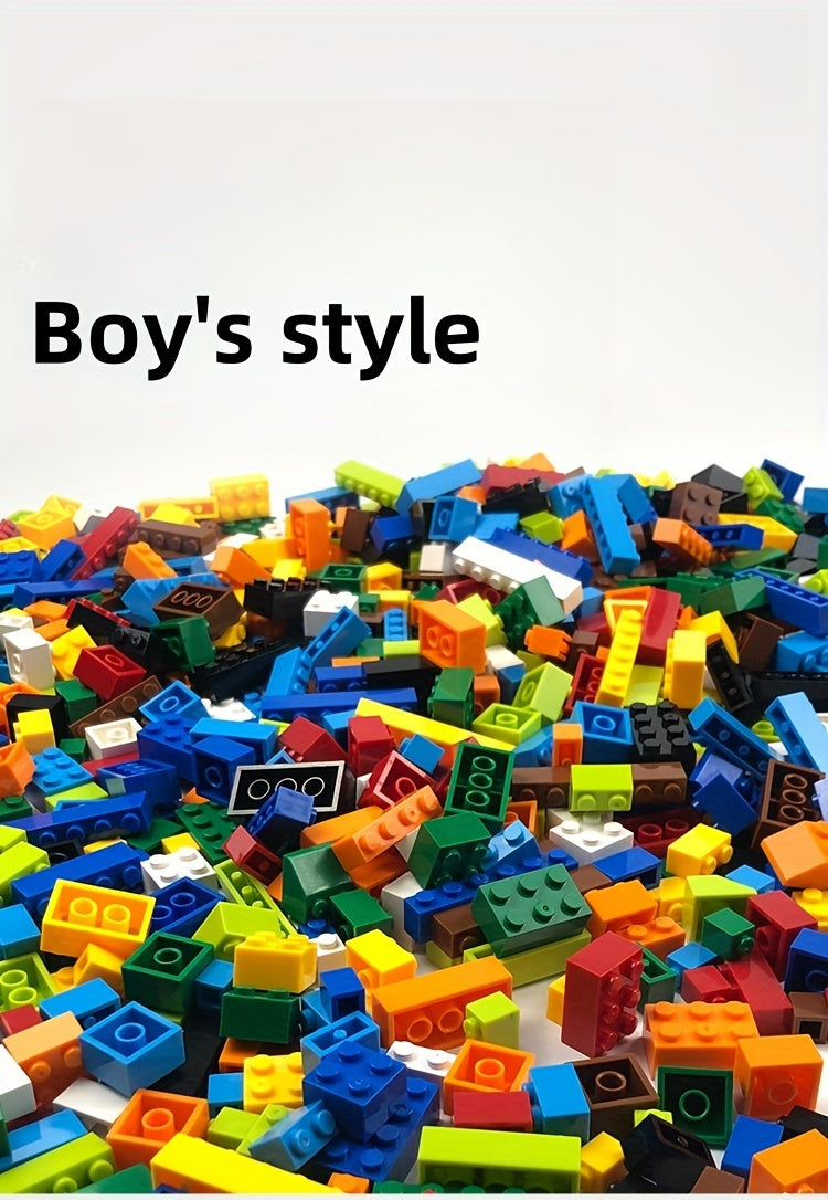 500pcs Bagged Children's Educational Assembly Building Blocks, Kindergarten Toys, DIY Small Particle Insertion Building Blocks, Toys to Inspire Creativity and Imagination for Boys and Girls, Birthday Gifts