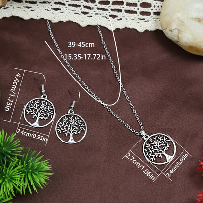 SoulRoots — Set de Joyería Étnica Árbol de la Vida (3 Piezas)