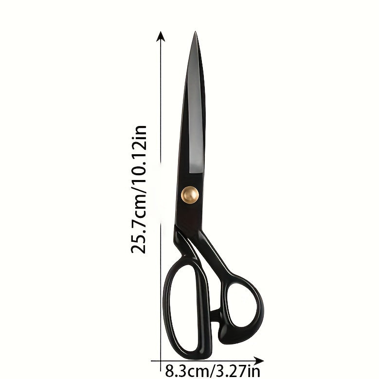 Professional Fabric Scissors - High Carbon Steel, Super Sharp Cutting Blades for Sewing and Crafting, Ideal for Cutting Cloth, Fabric, and Paper, Sewing Essentials | Professional Crafting Tools | Durable Fabric Scissors