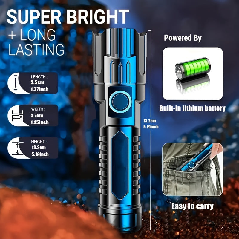 YANHUO BrightDuo — Set de 2 Linternas LED Recargables (350 lúmenes)