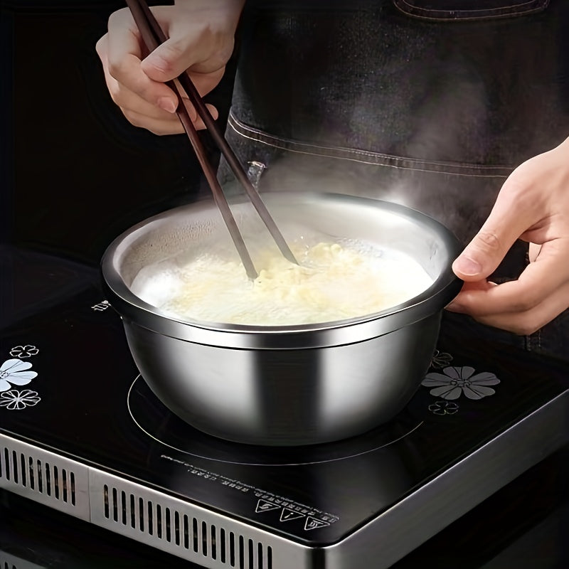 BEQ KT — Set de 2 Bowls Coladores de Acero Inoxidable con Microperforación (Gran Capacidad, Lavables en Lavavajillas)