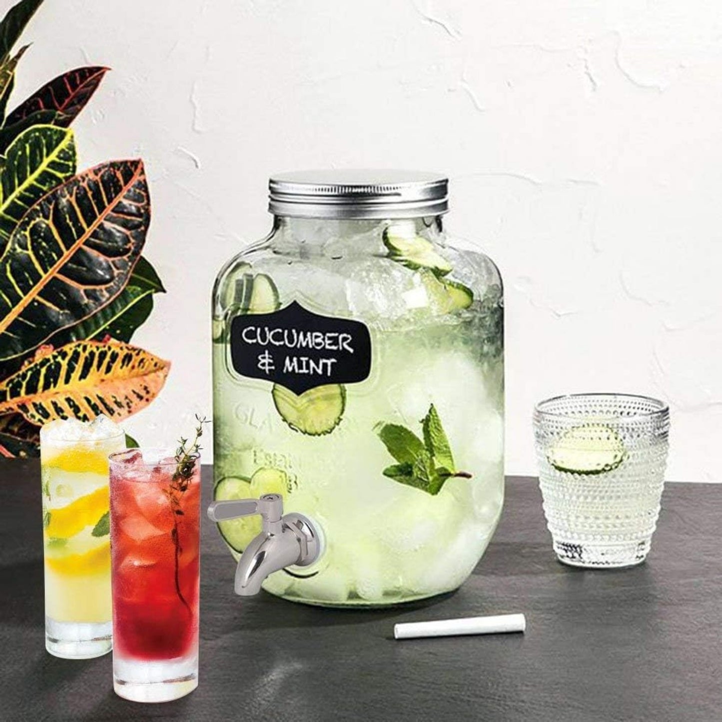 BrewSpout KX — Grifo de Acero Inoxidable para Barril de Vino y Dispensador de Bebidas (Repuesto Pulido, Válvula de Disco)