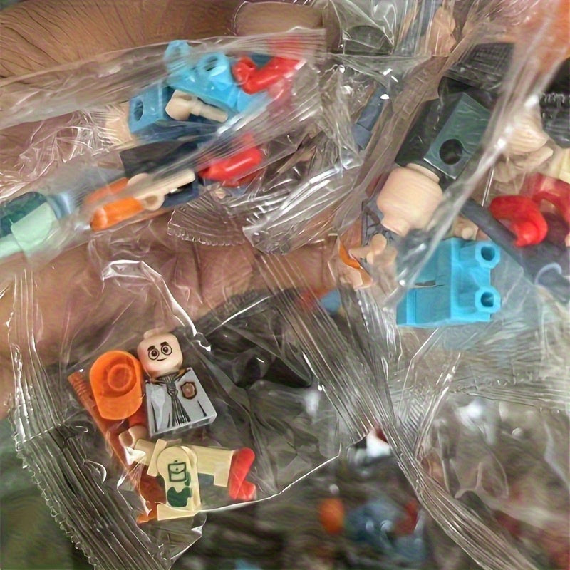 MiniHumans QX — Set de 25 Figuras Apilables con Diseño Alegre (Plástico Resistente, Uso Interior y Exterior)