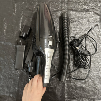 TurboClean BG — Aspiradora Manual de Alta Potencia para Auto y Hogar (38.000 rpm, Enchufe para Auto)