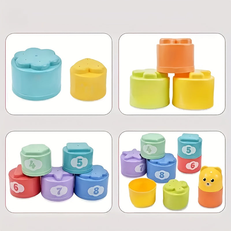 Stack & Play — Vasitos Apilables para Bebés