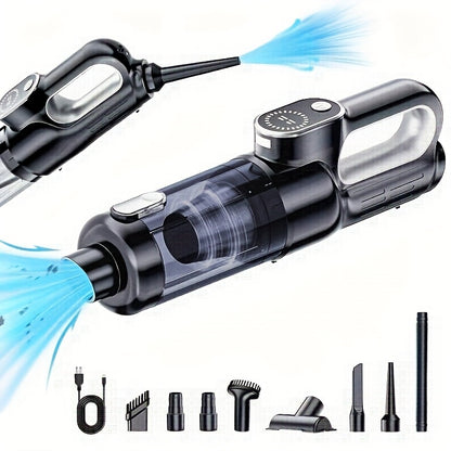 Suitu YE — Aspiradora Portátil Recargable para Auto y Hogar (13KPa, Sin Cable, USB, Filtro de Cartucho)