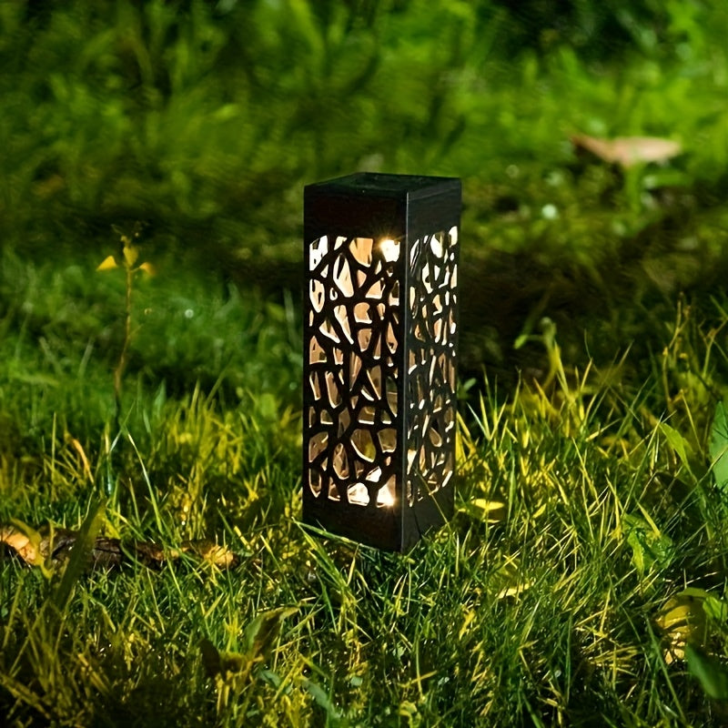 6pcs Solar Outdoor Lighting Commercial Street Lighting Solar Decorative Pathway Lights Area Lighting Yard Lawn Lights IP44 Outdoor Solar LED Landscape Garden Lighting