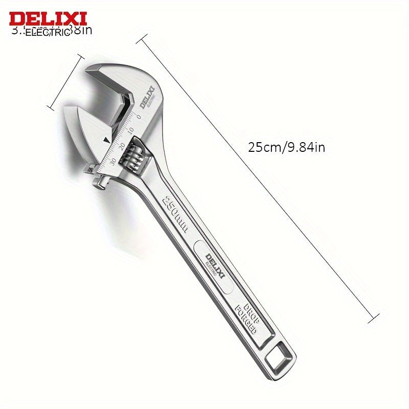 DELIXI ProGrip — Llave Ajustable Profesional 20,32 cm