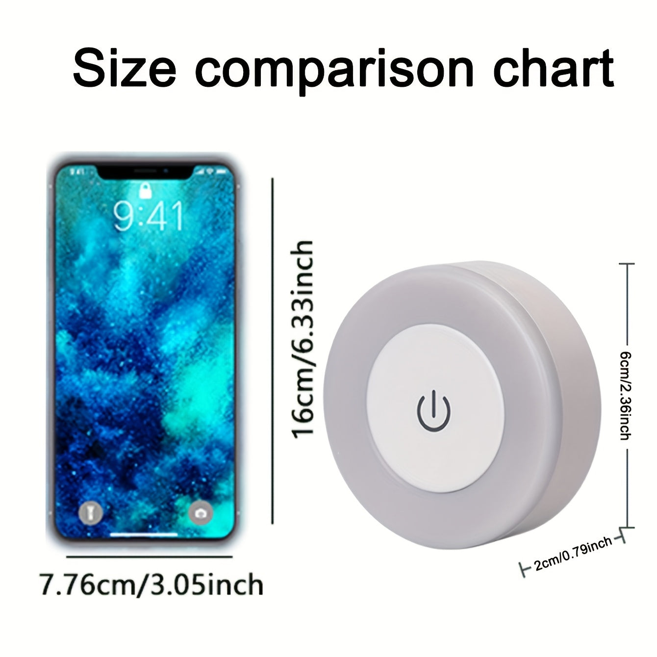 Modern LED Touch Night Light, Dimmable Bedside Lamp with Rechargeable 400mAh Lithium Battery, Warm/Cool White Light, Plastic Shade, Freestanding Design for Bedroom, Hallway, Living Room, Washroom, Closet - Battery-Powered & A