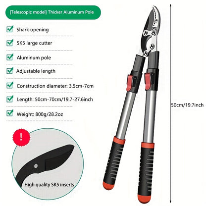 CorteFirme SK5 — Tijera de Podar Profesional para Jardinería y Árboles Frutales