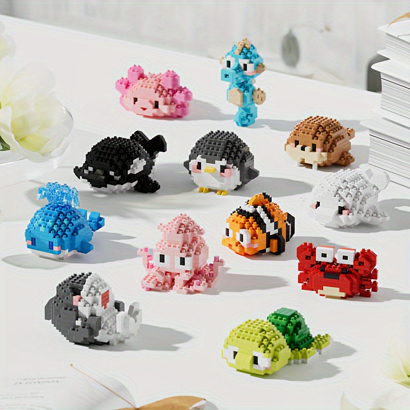 🌊 Criaturas del Océano — Set de 12 figuras