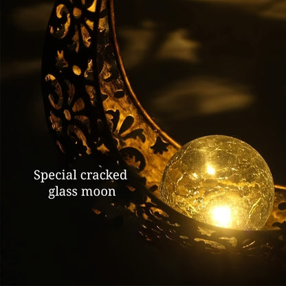 LunaSolar NX — Farol Solar Decorativo con Efecto de Luz Lunar (IP65, Recargable, 1 Unidad)