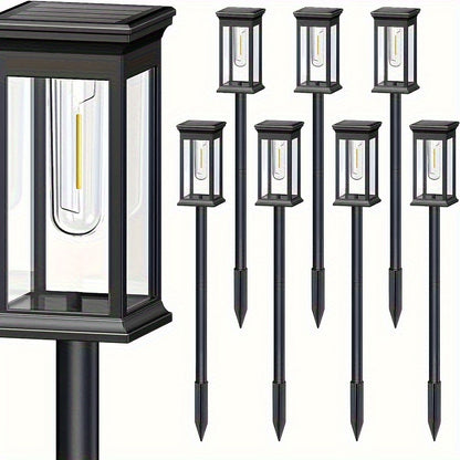 TungSol QA — Set de 6 Lámparas Solares con Filamento LED para Jardines y Espacios Comerciales