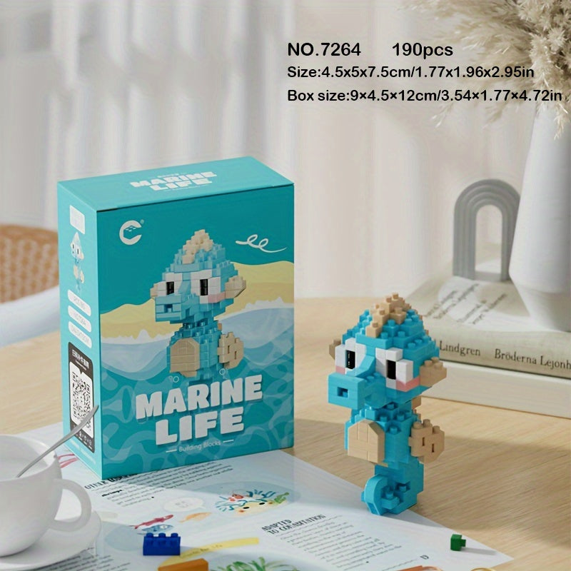 🌊 Criaturas del Océano — Set de 12 figuras