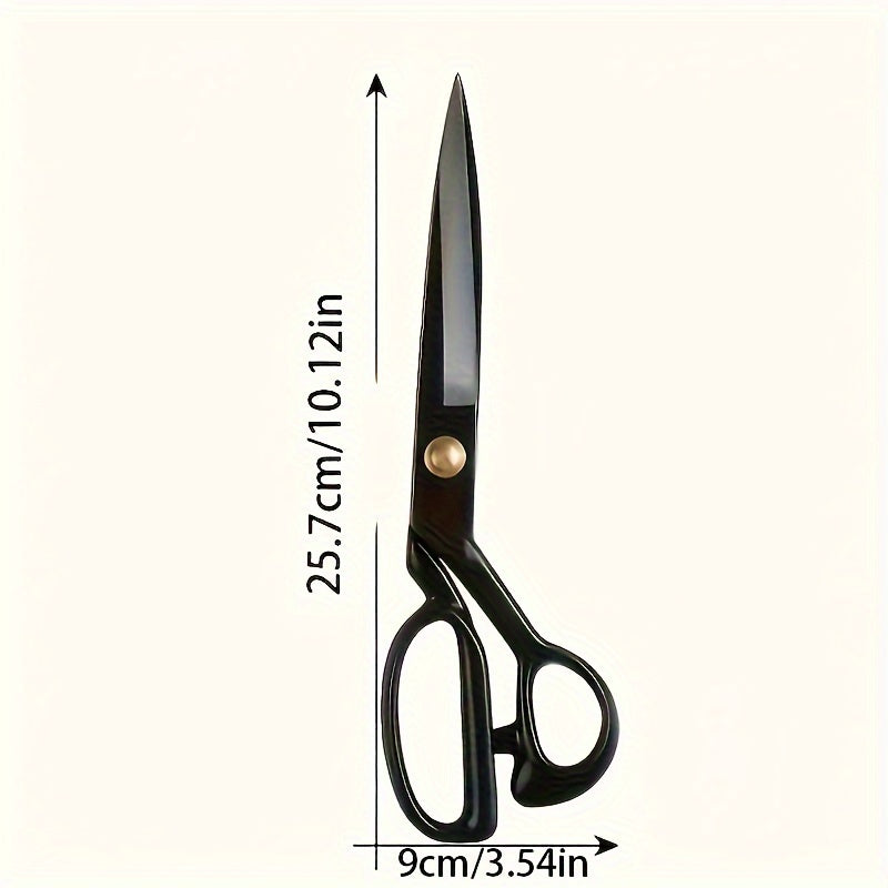 Professional Fabric Scissors - High Carbon Steel, Super Sharp Cutting Blades for Sewing and Crafting, Ideal for Cutting Cloth, Fabric, and Paper, Sewing Essentials | Professional Crafting Tools | Durable Fabric Scissors