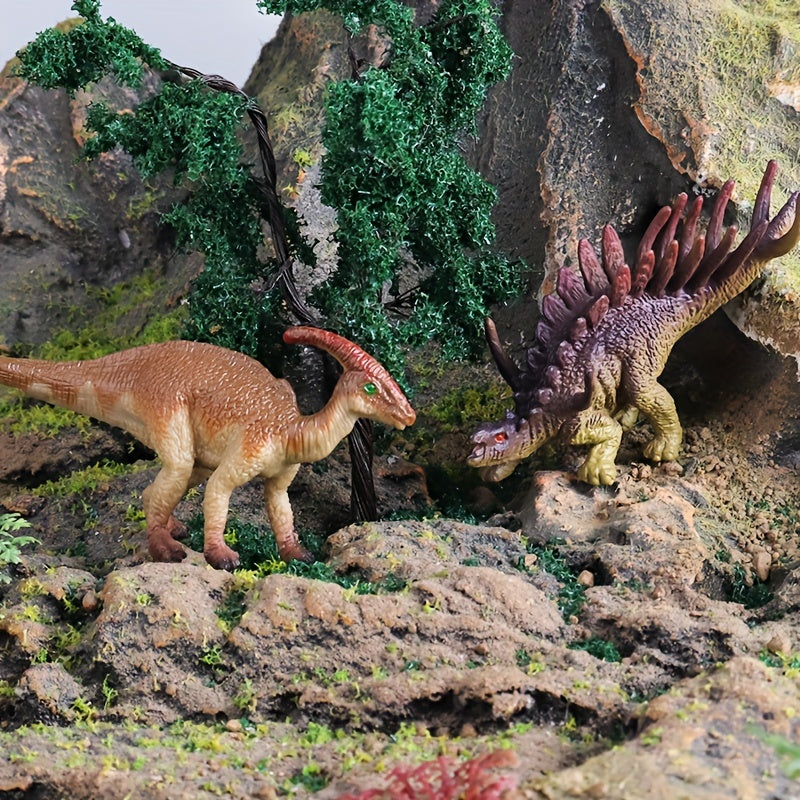 DinoWorld Pack — Set de 12 Dinosaurios de Acción