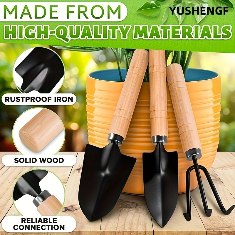 6pcs Mini Small Gardening Tools for Home Use, Suitable for Growing Vegetables, Enhancing Garden Aesthetics, Loosening Soil, Flower Digging, Arranging Potted Plants, And Small Shoveling Scoops and Rakes Mini Home Gardening Too