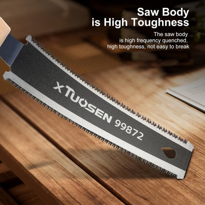 KiruSet PW — Juego de 3 Sierras Japonesas Artesanales (Corte Preciso en Madera y Metal, Sin Batería)