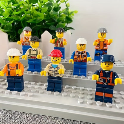 MiniHumans QX — Set de 25 Figuras Apilables con Diseño Alegre (Plástico Resistente, Uso Interior y Exterior)